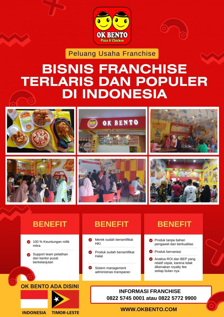 Ok Bento Franchise Makanan Bisnis Kuliner Franchise Indonesia Kuliner Bisnis