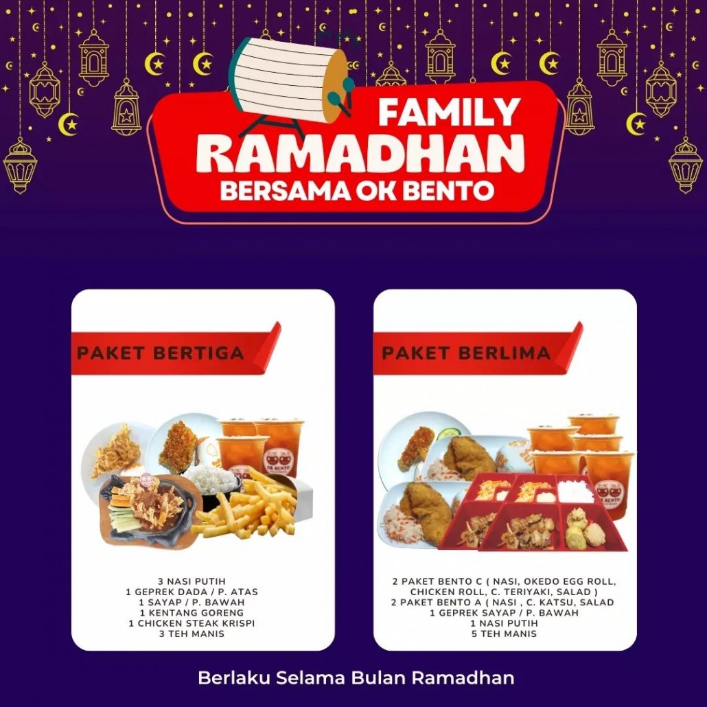 Paket Family Ramadhan di Ok Bento