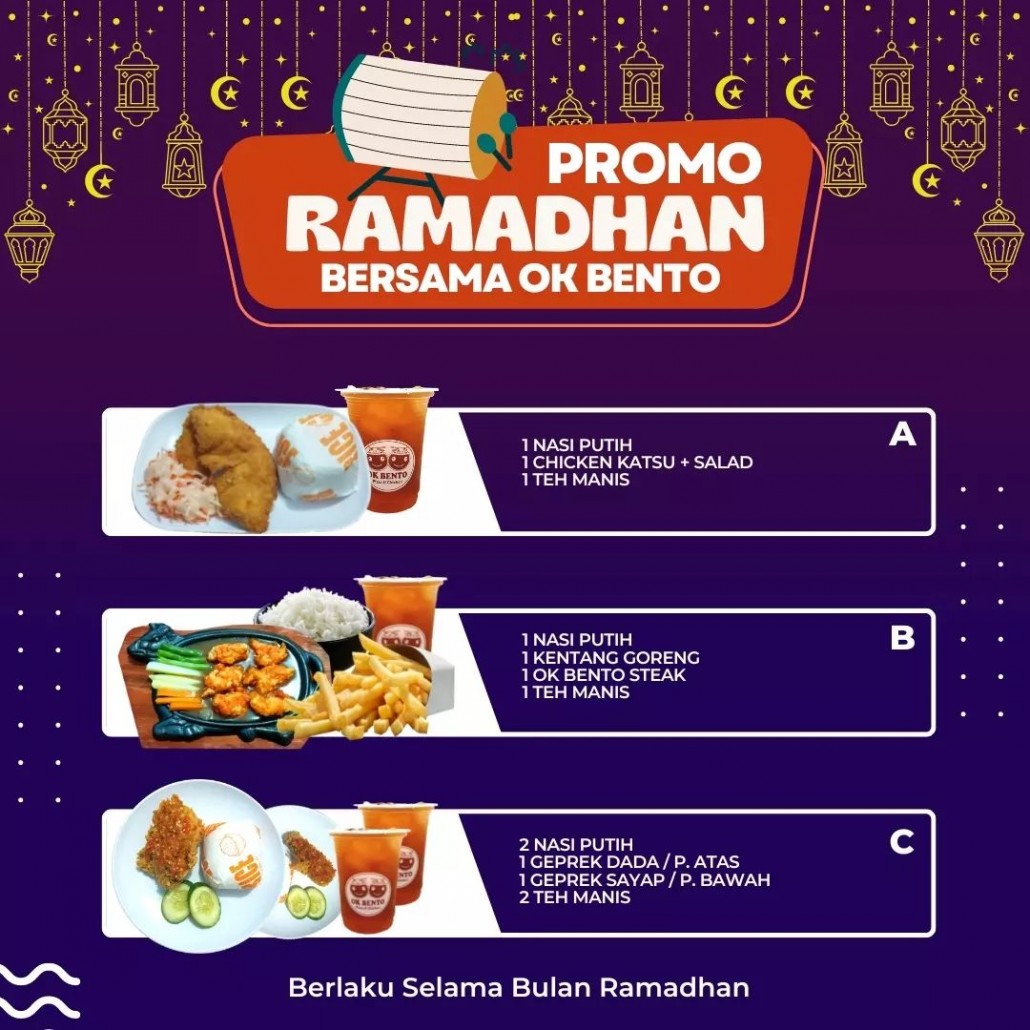 Paket Ramadhan 2023 di Ok Bento