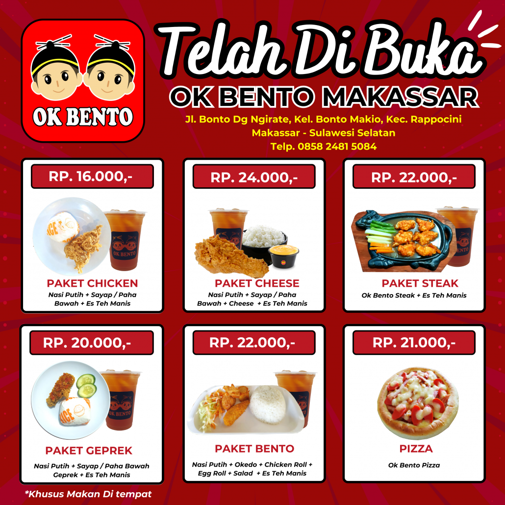 Promo Grand Opening Ok Bento Makassar (1)