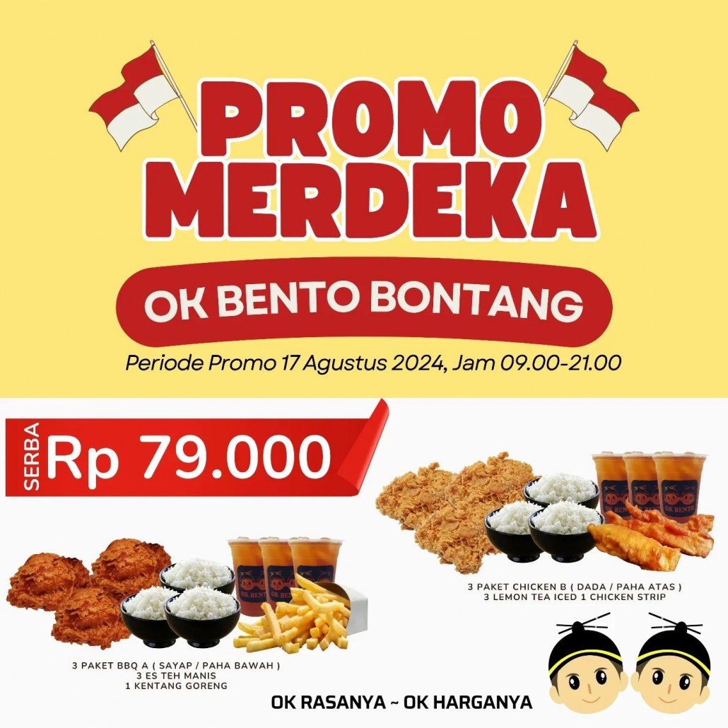 promo merdeka ok bento bontang