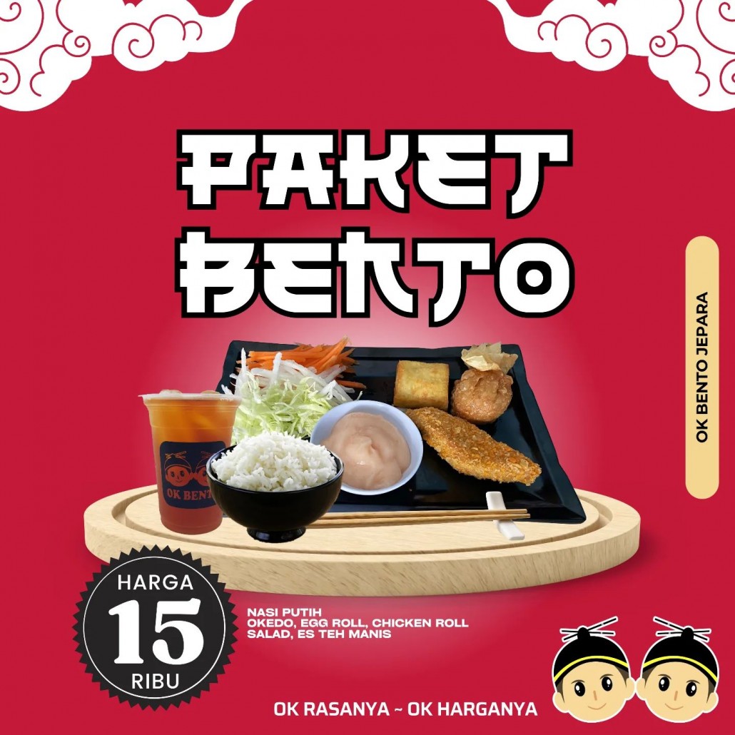 Paket Bento di Ok Bento Jepara Murah