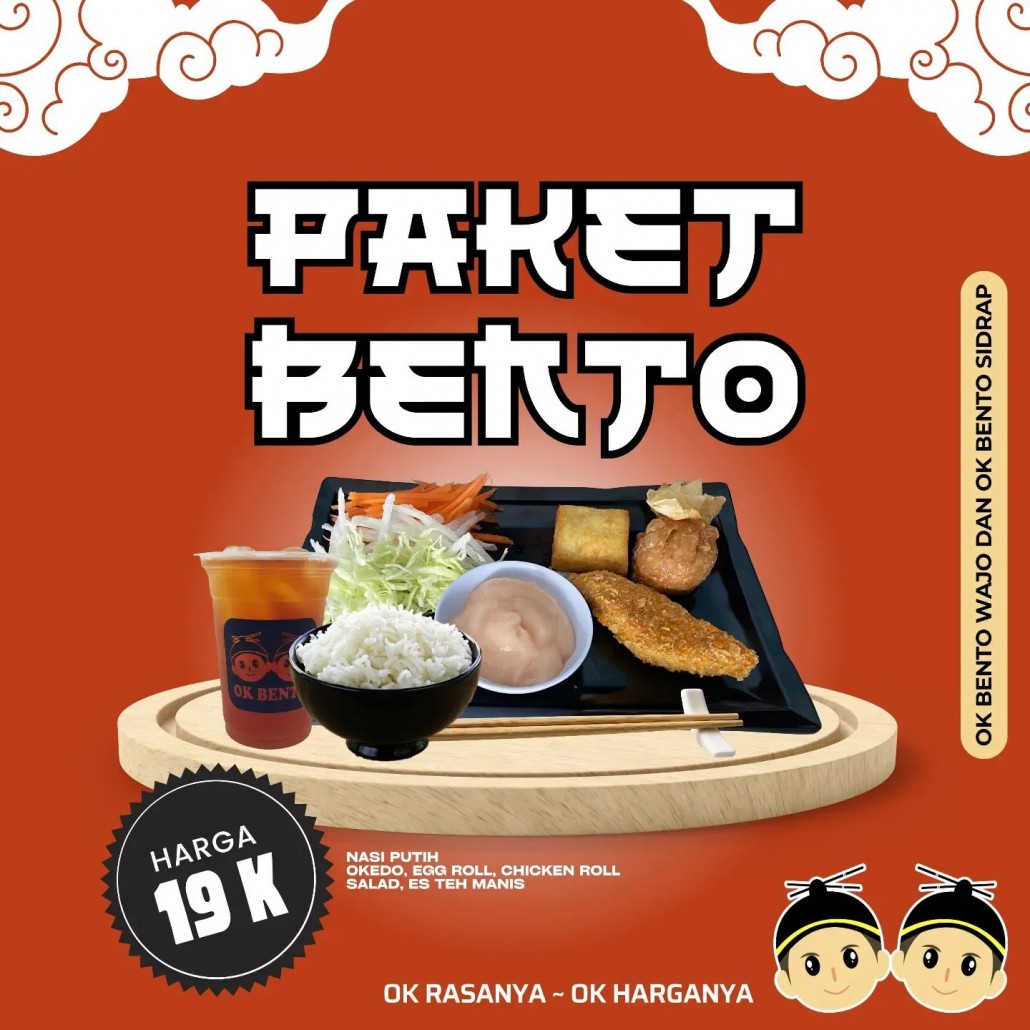 bento murah di sulawesi selatan ok bento