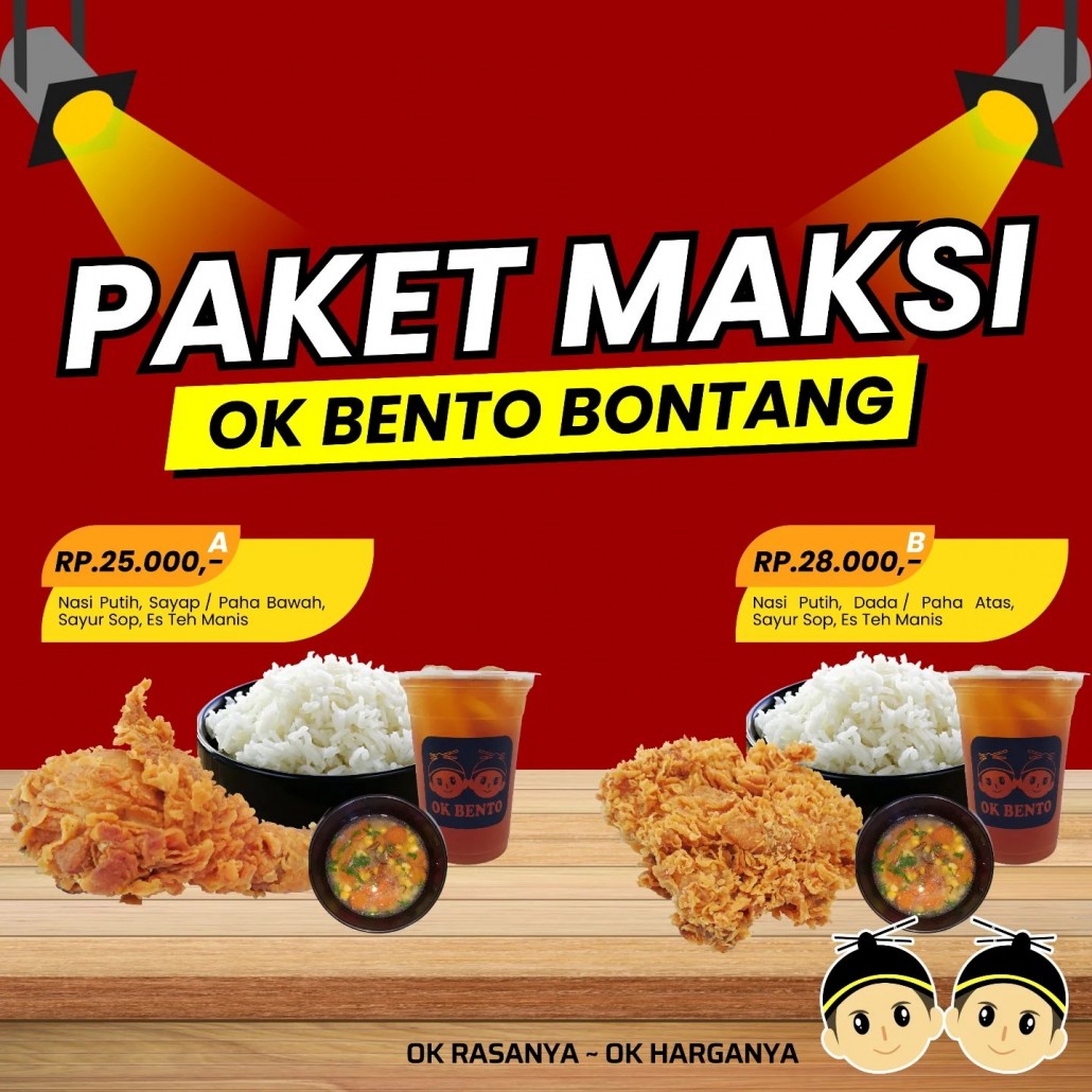 paket maksi ok bento bontang