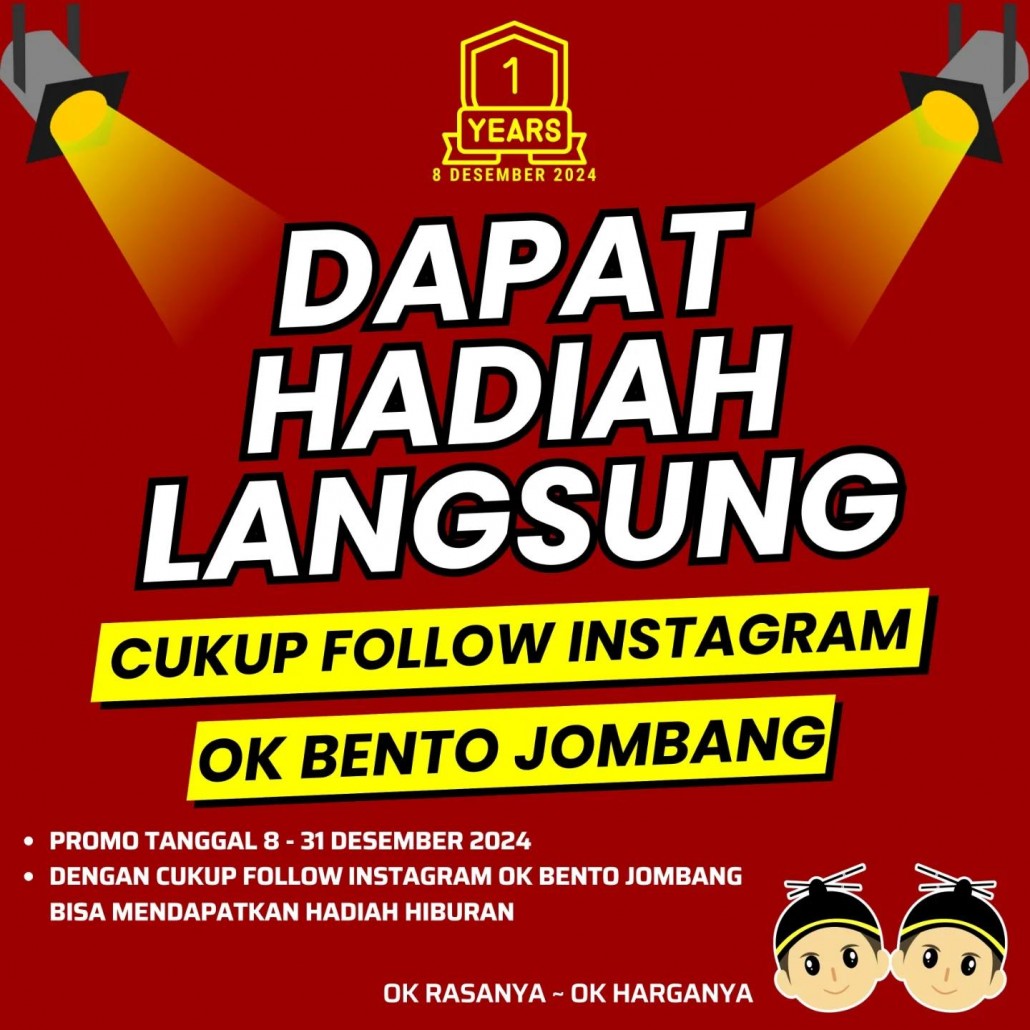 promo ok bento jombang