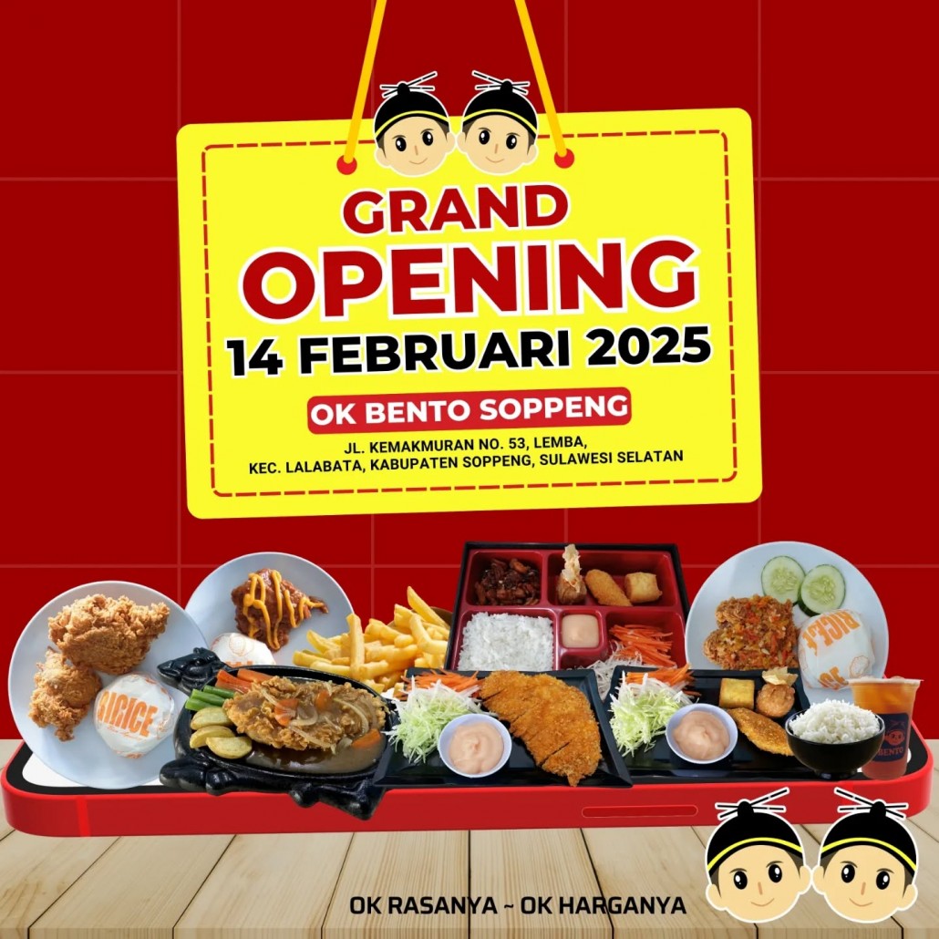 Grand Opening Ok Bento Soppeng