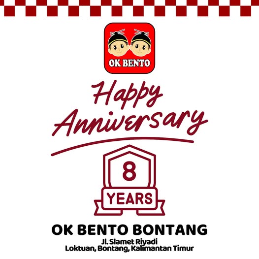 Ulang tahun ok bento bontang ke 8