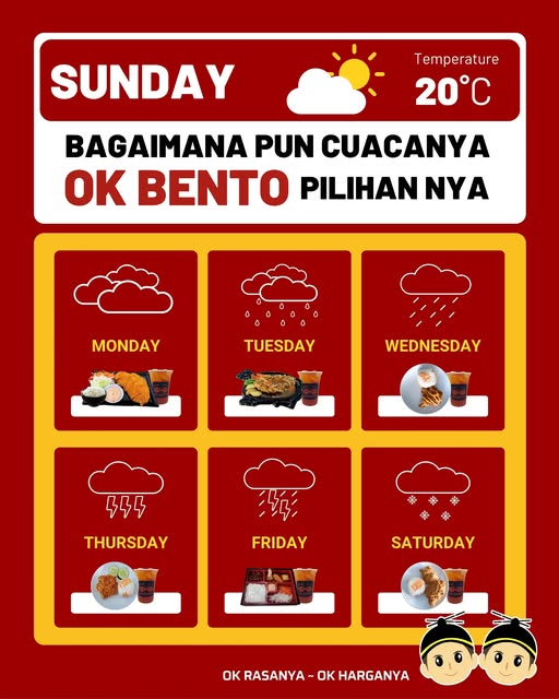 Makan di Ok Bento