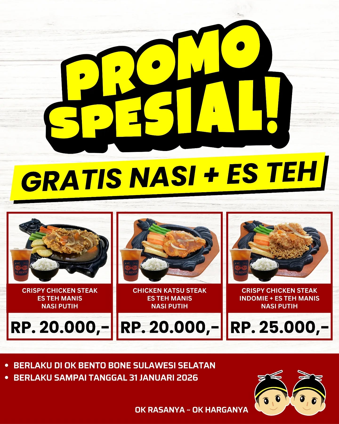 Promo Ok Bento Bone