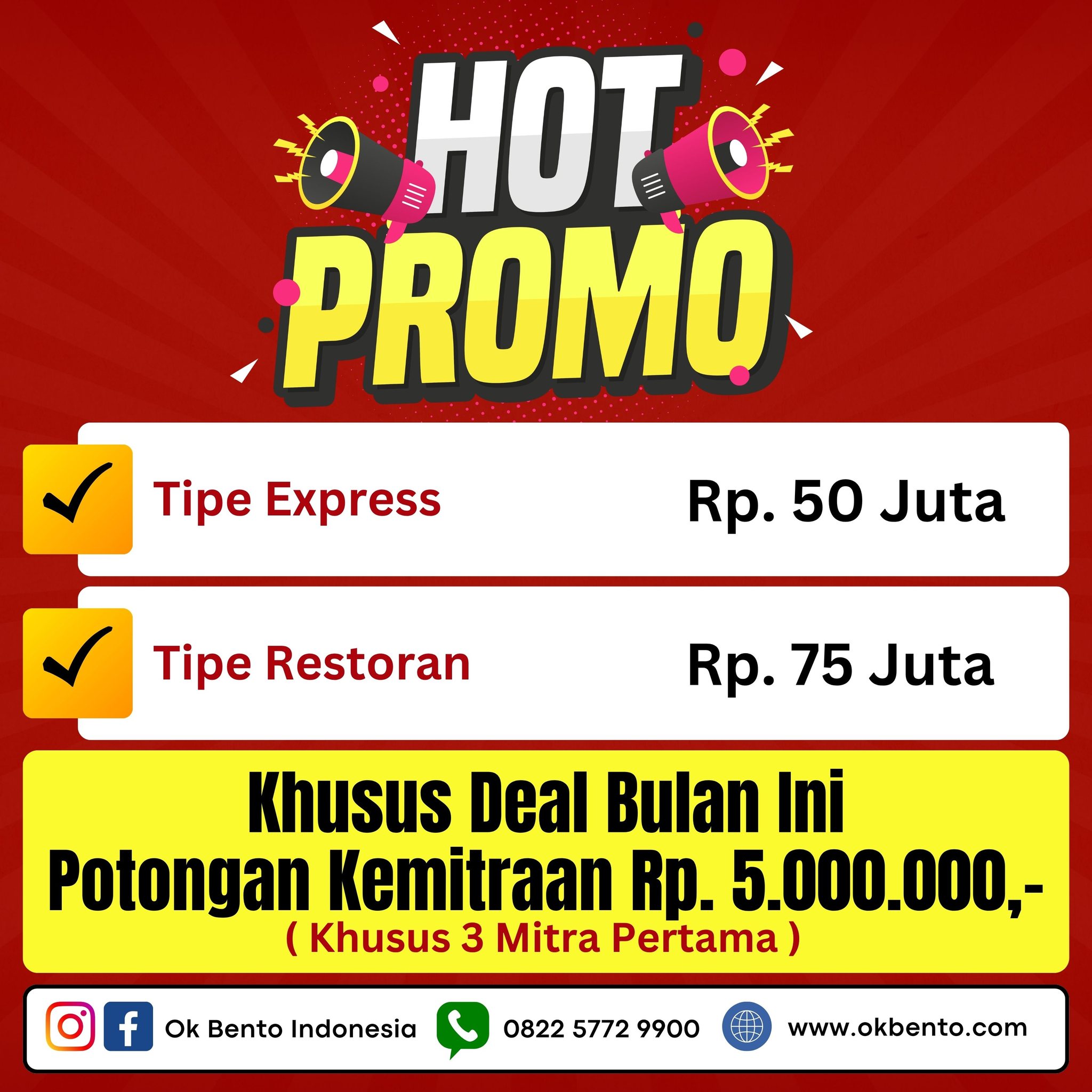 Promo Franchise Ok Bento