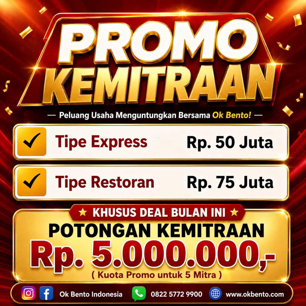 Promo Franchise Kuliner