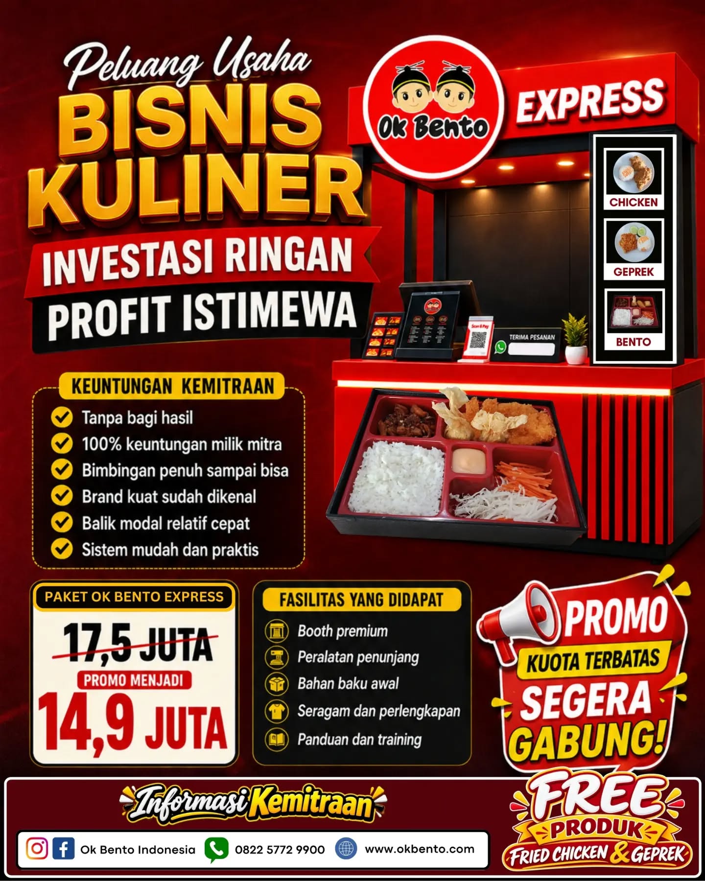 Peluang Usaha Ok Bento