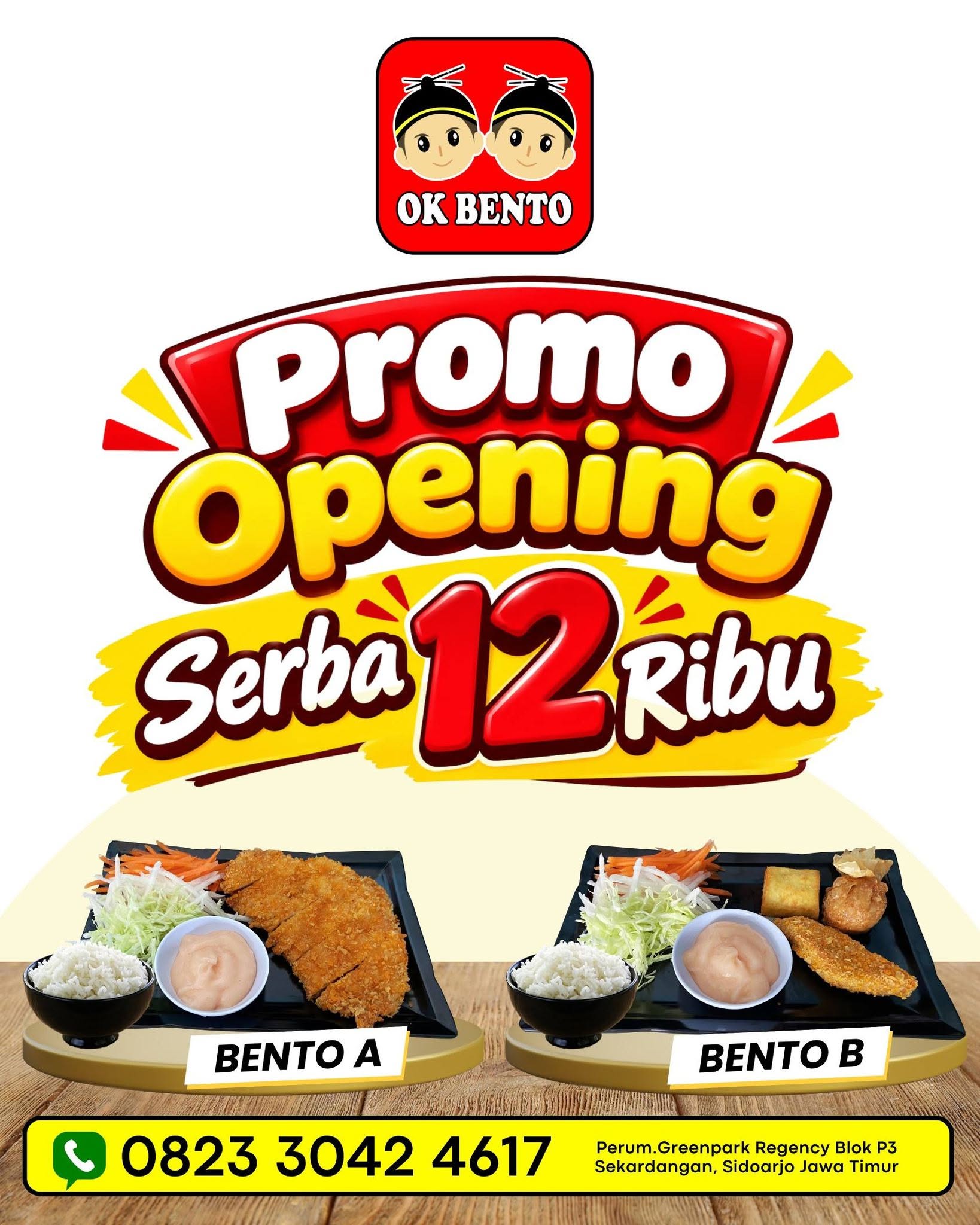 Grand Opening Ok Bento Sidoarjo Promo